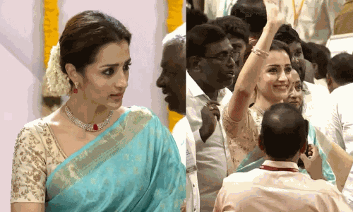 Why Front Seat For Trisha? Why Vijay’s Wife Missed?