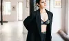 Manasa Varanasi Stuns in Black Blazer Look