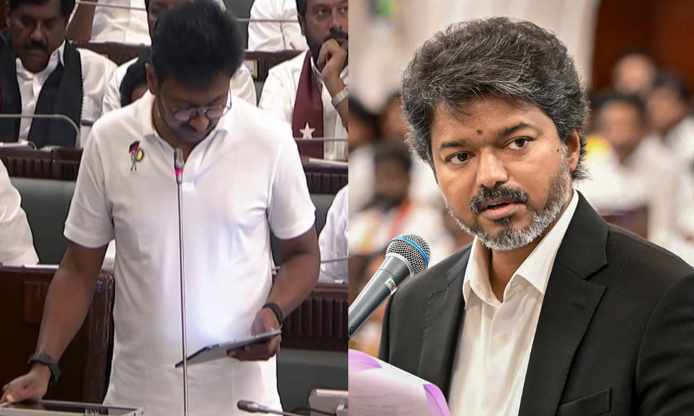 సోఫా సెట్లు.. పూల గుచ్ఛాలు.. పుష్ప సినిమా మాదిరి విజయ్ రాజకీయాలు.. ఉదయనిధి కామెంట్స్ వైరల్