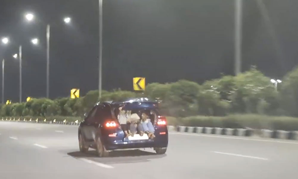 Shocking Video: Family’s Deadly Act On Hyderabad ORR! Shocking Video: Family’s Deadly Act On Hyderabad ORR!