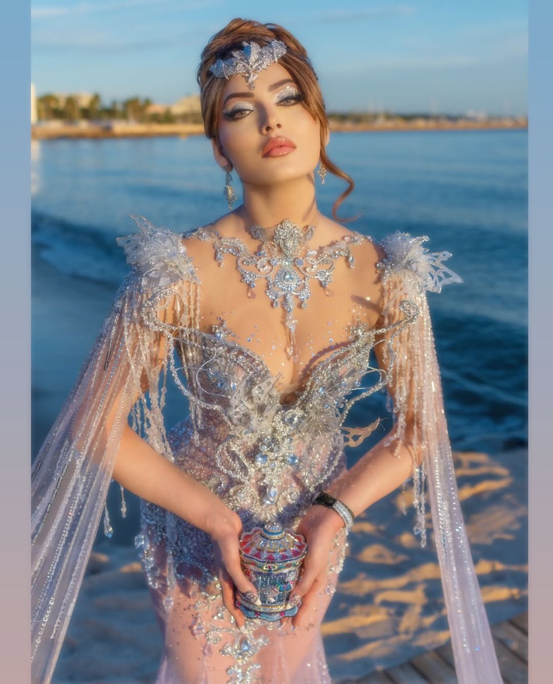 Urvashi Rautela Stuns in Dazzling Crystal Couture at Cannes 2026 Opening Ceremony