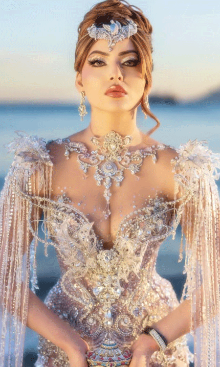 Urvashi Rautela Stuns in Dazzling Crystal Couture at Cannes 2026 Opening Ceremony