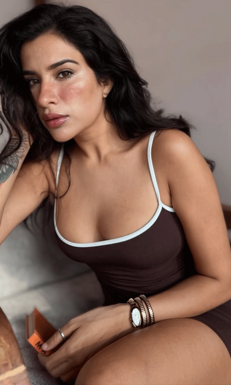 Sara Gurpal Looks Effortlessly Glamorous in Cozy Chic Style