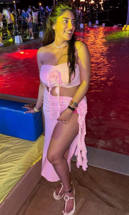 Supritha Naidu Looks Gorgeous Enjoying Tropical Holiday Moments