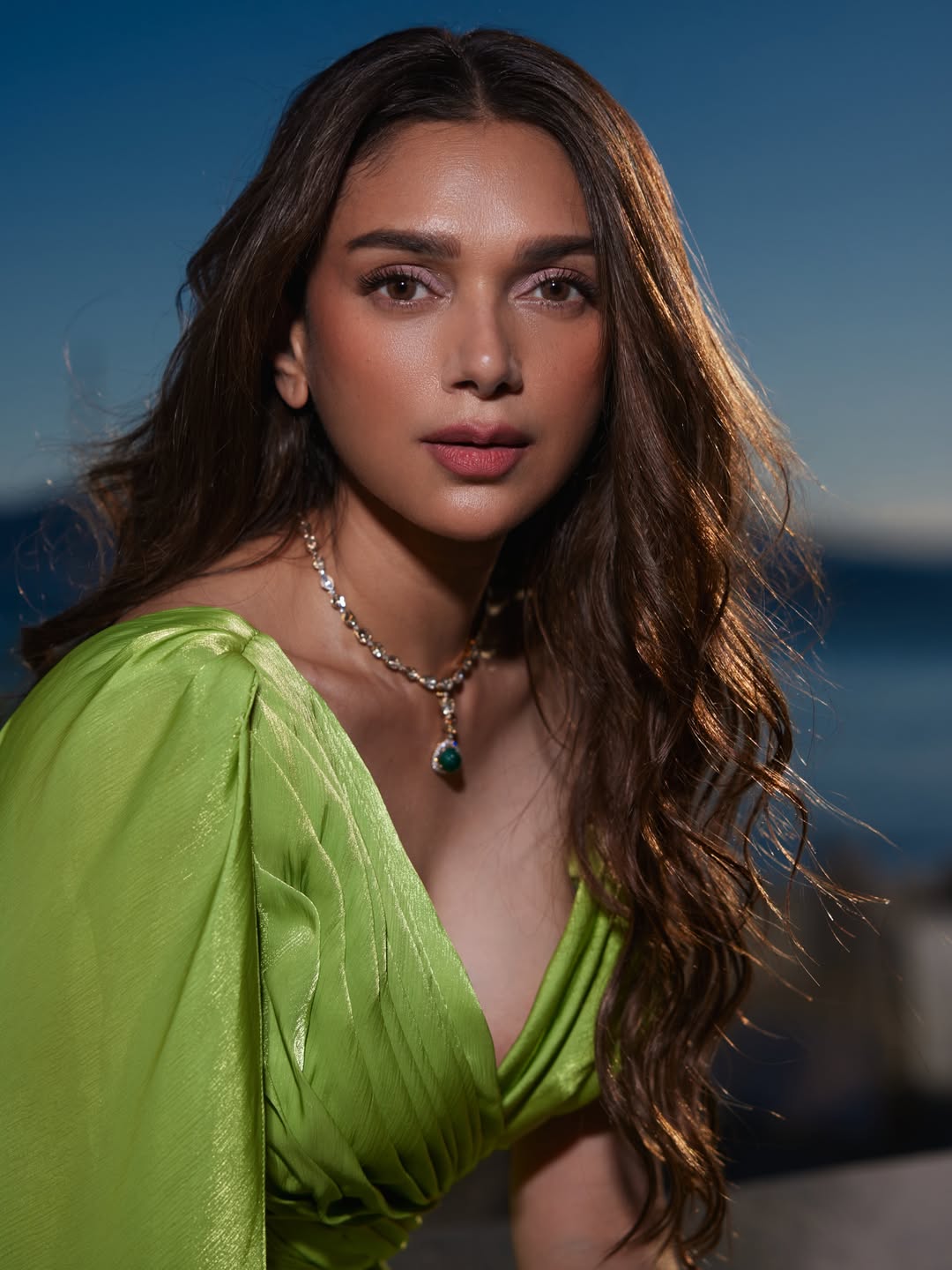 Aditi Rao Hydari Glows in Neon Green at Cannes 2026