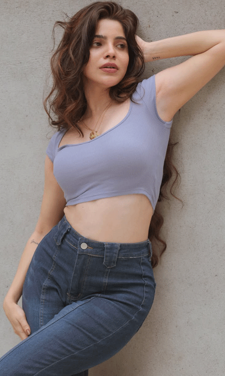 Divya Bharathi Turns Heads In Chic Denim Look With Effortless Glamour