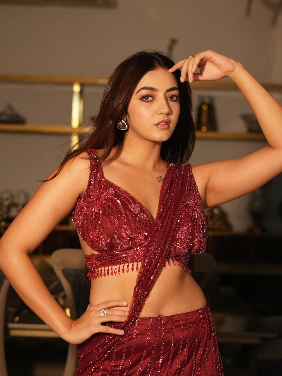 Noor Matharu Turns Heads with Elegant Traditional Glamour