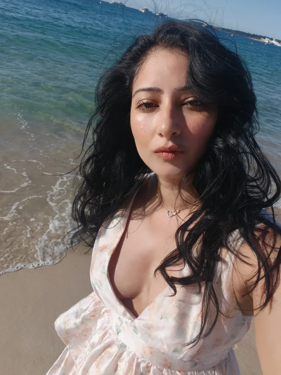 Niharica Raizada Glows In Stunning Beach Selfie With Vacation Vibes