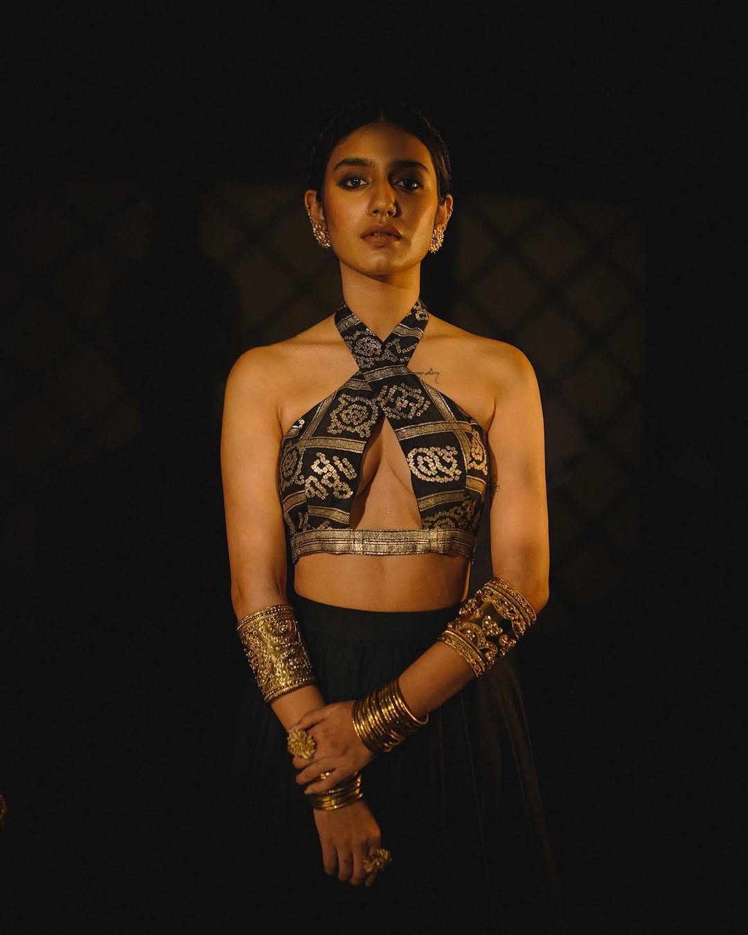 Priya Prakash Varrier Stuns In Bold Traditional Look With Timeless Elegance Priya Prakash Varrier Stuns In Bold Traditional Look With Timeless Elegance