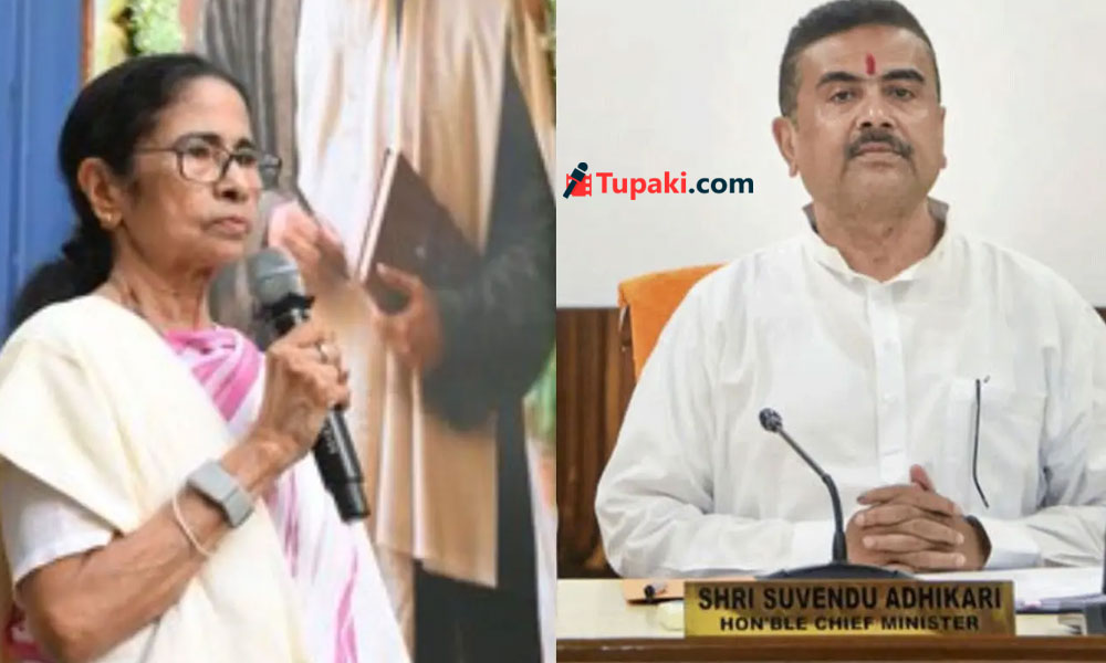 మమత బెనర్జీ ఆనవాళ్ళు లేకుండా చేస్తున్న సువేందు !