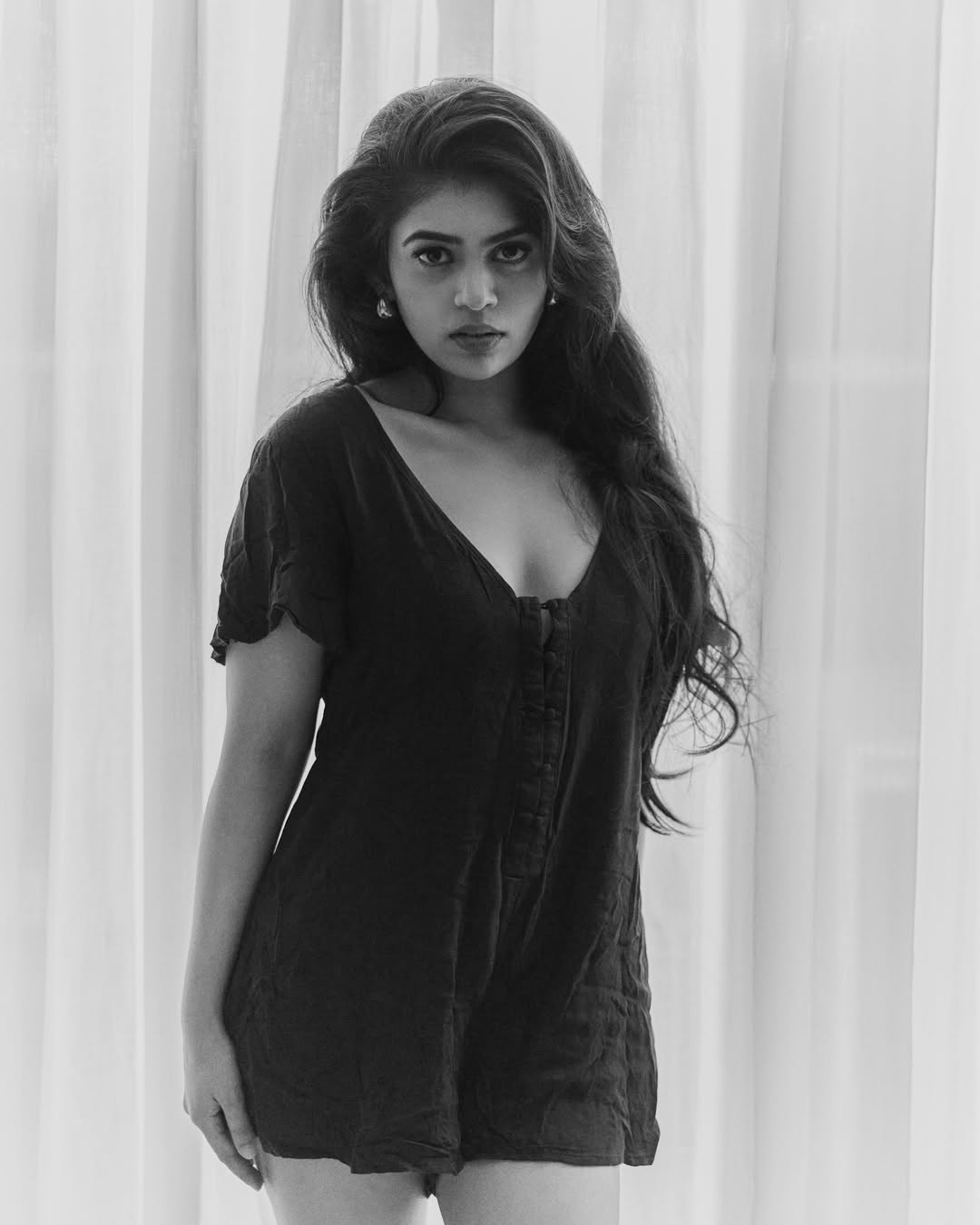 Bandhavi Sridhar Shares Intense Black And White Photos