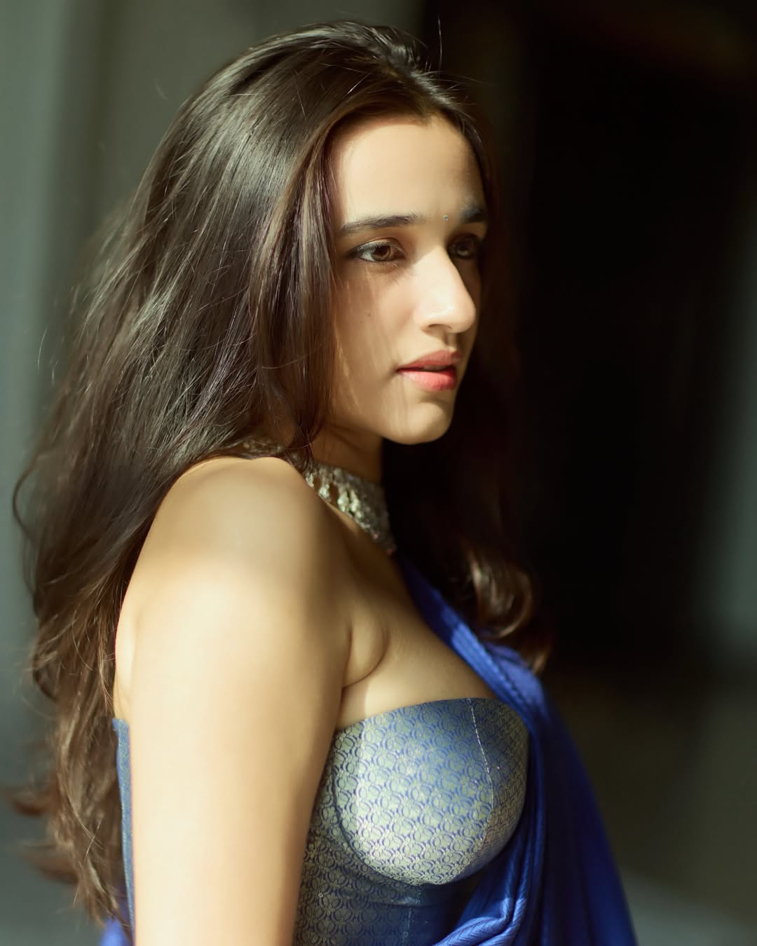 Nuveksha Wins Hearts With Radiant Saree Look