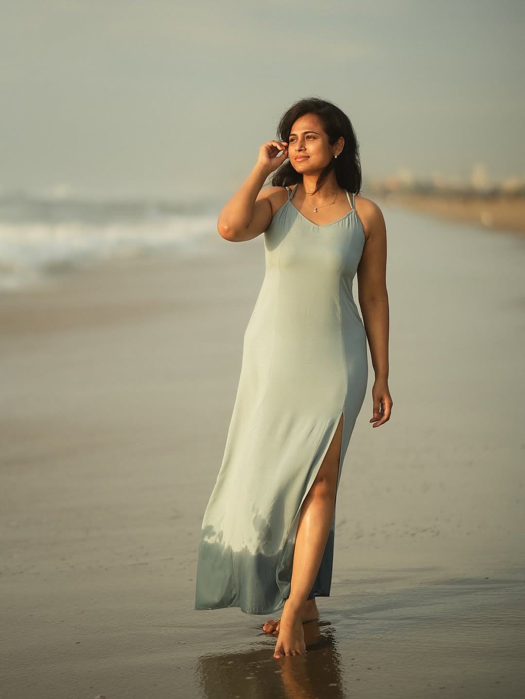 Ramya Pandians Just Me and the Sea Post Delights Fans Ramya Pandians Just Me and the Sea Post Delights Fans