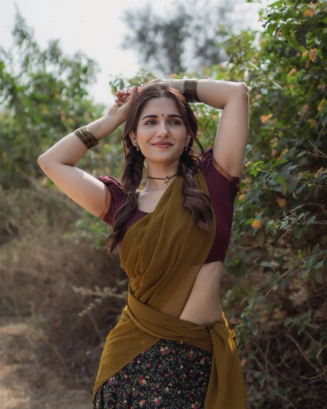 Ruhani Sharmas Graceful Outdoor Photoshoot Wins Hearts
