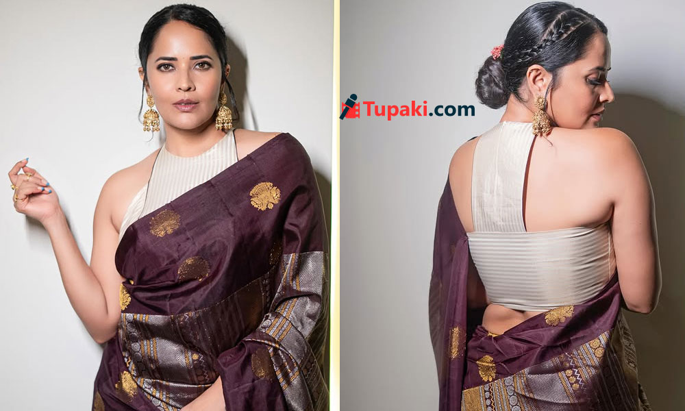 అనసూయ లేటెస్ట్ ఫొటోషూట్: ట్రెడిషనల్ లుక్‌లో అదరగొట్టిన బ్యూటీ!