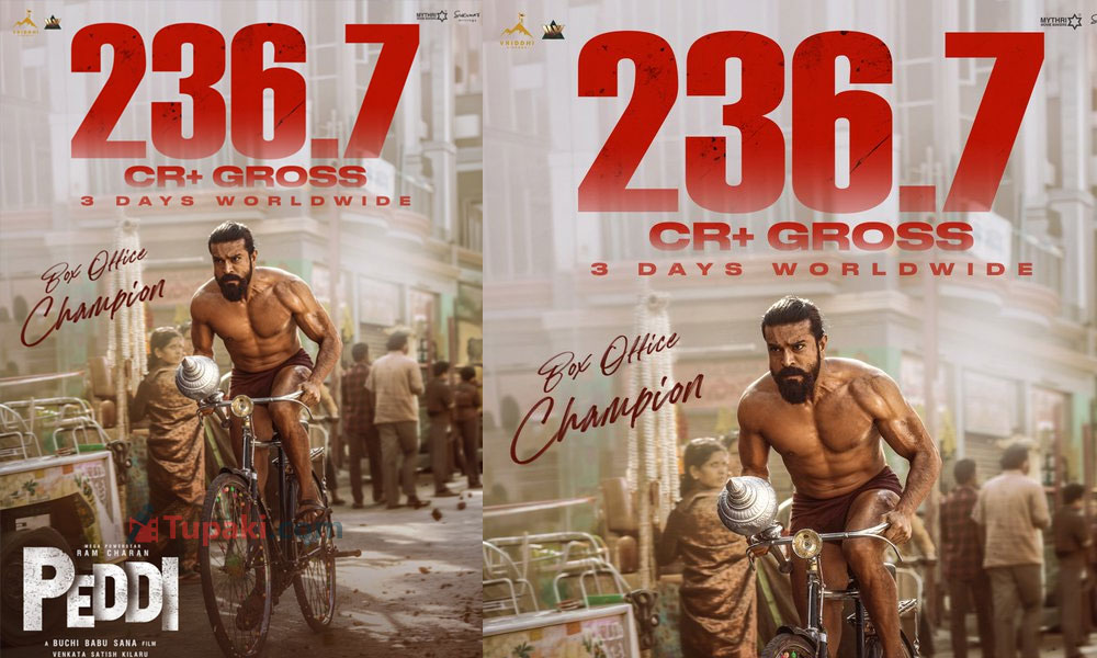 Ram Charans Peddi Day 3 BO: Phenomenal