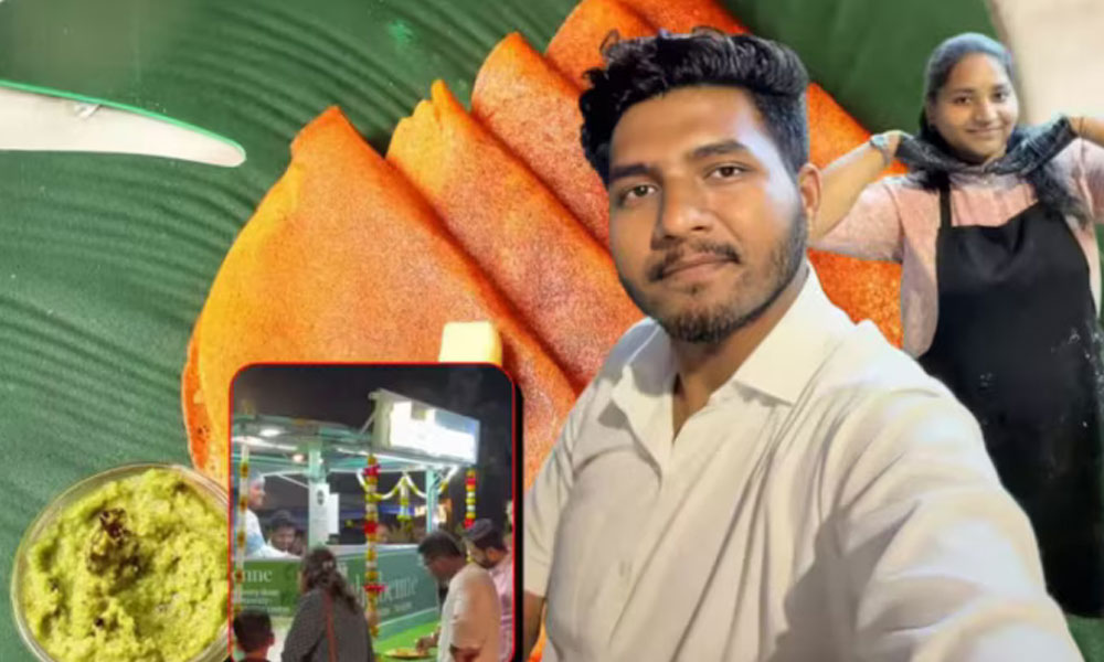 దోసెలమ్ముతూ నెలకు లక్షల్లో ఆదాయం.. ఆదర్శంగా మారిన చిరు వ్యాపారి జీవితం!