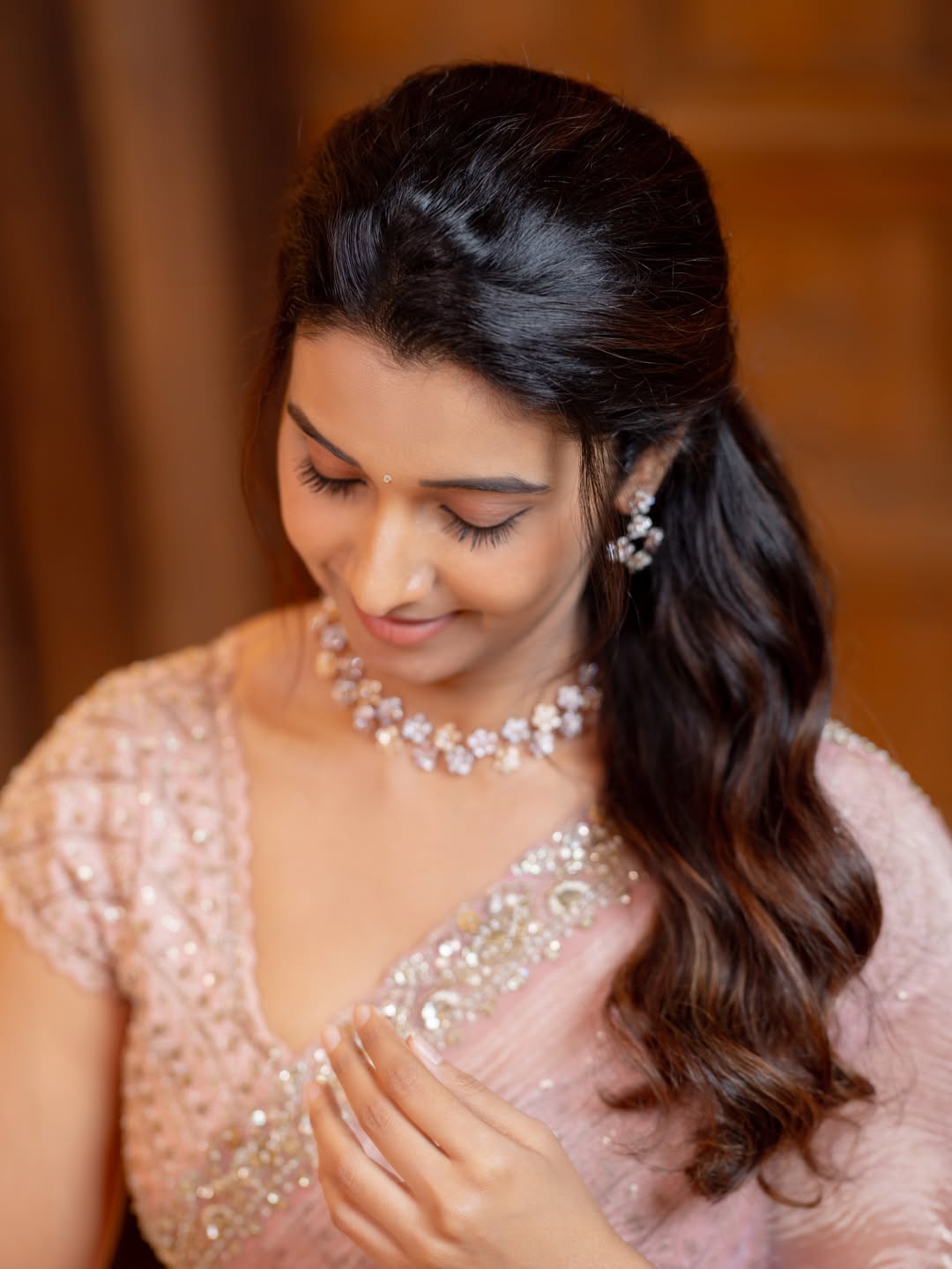 Priya Bhavani Shankar Adds Extra Sparkle in Stunning Anju Modi Saree