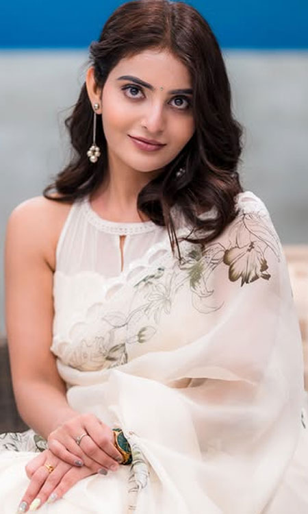Ananya Nagalla Stuns in a Beautiful White Saree