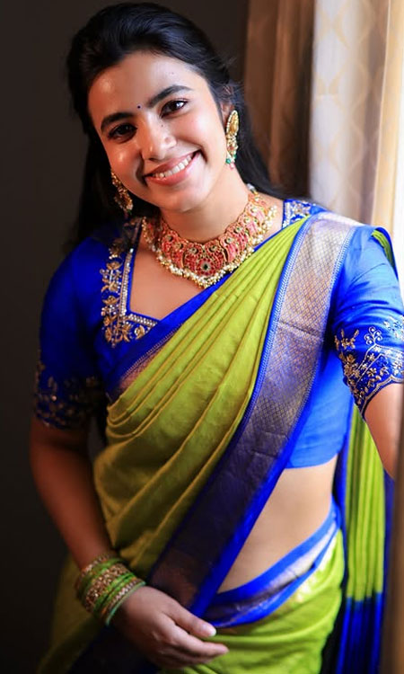 Shivani Nagaram Shines in Elegant Traditional Glow
