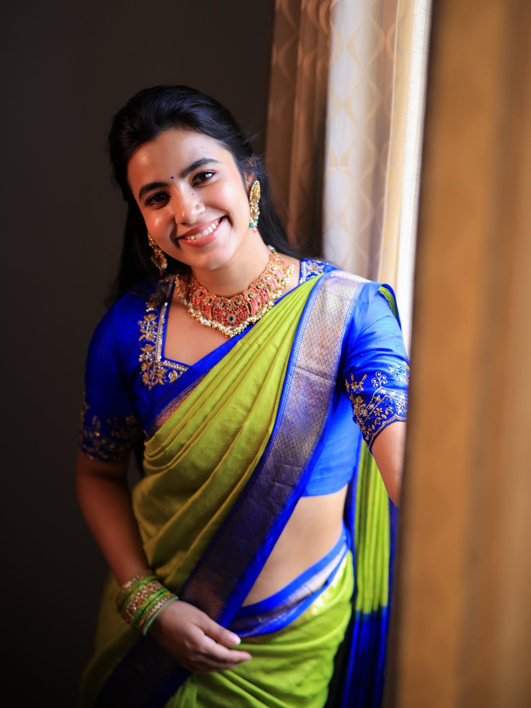 Shivani Nagaram Shines in Elegant Traditional Glow