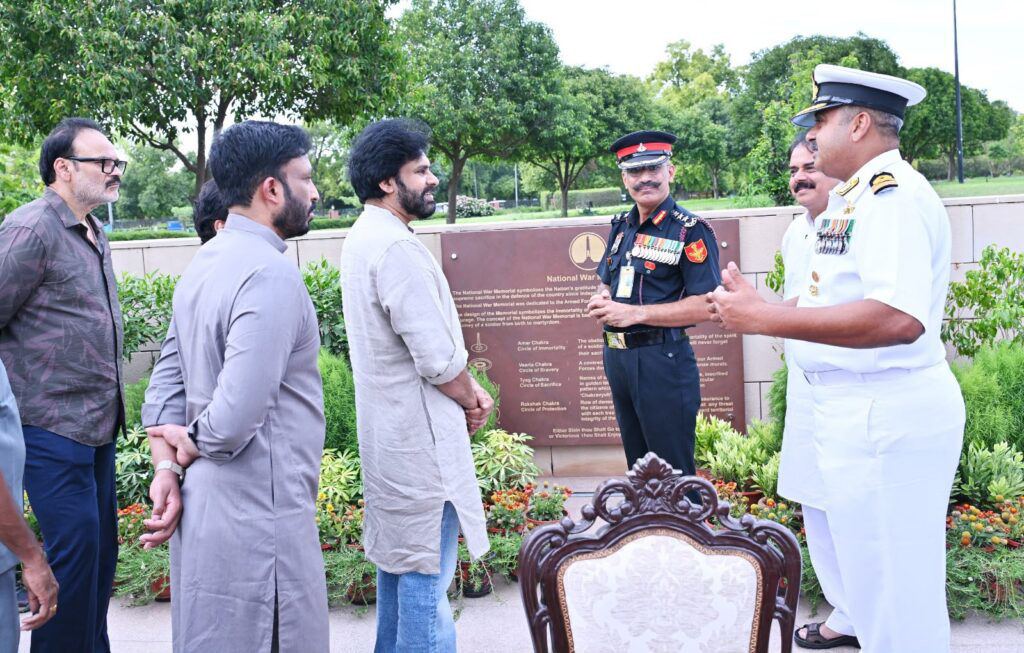 Pawan Kalyan Pays Homage to Martyrs at National War Memorial