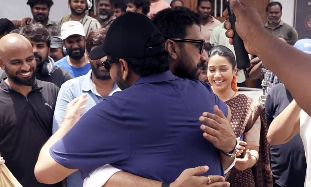 Director Impress By Chiranjeeva In Mega158 Making Video