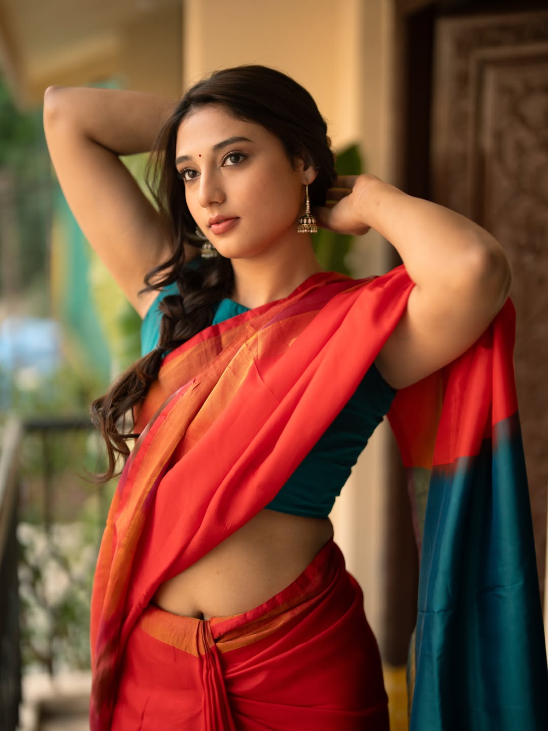 Ritika Nayak: Stunning Saree Elegance & Rising Stardom in Telugu Cinema
