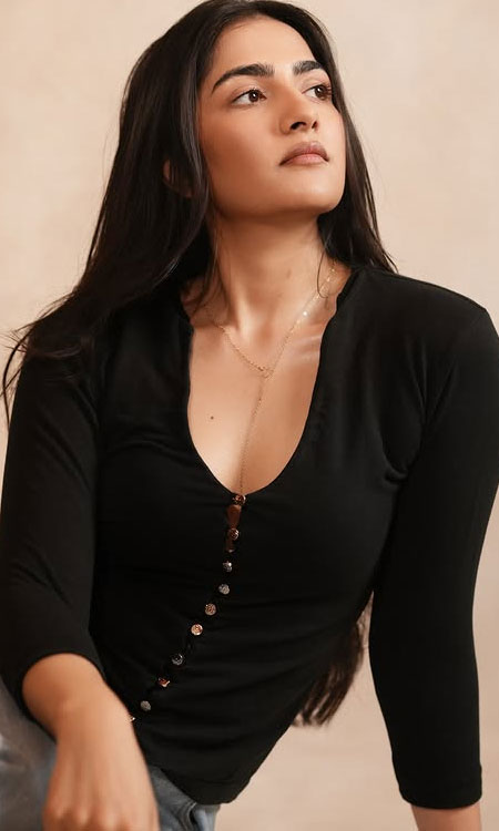 Rukmini Vasanth Captivates in Elegant Black Outfit