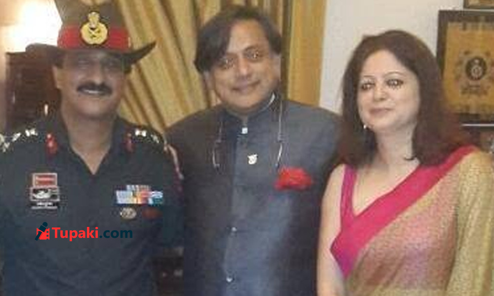 శశిథరూర్ బావమరిదికి సైన్యంలో టాప్ పోస్ట్