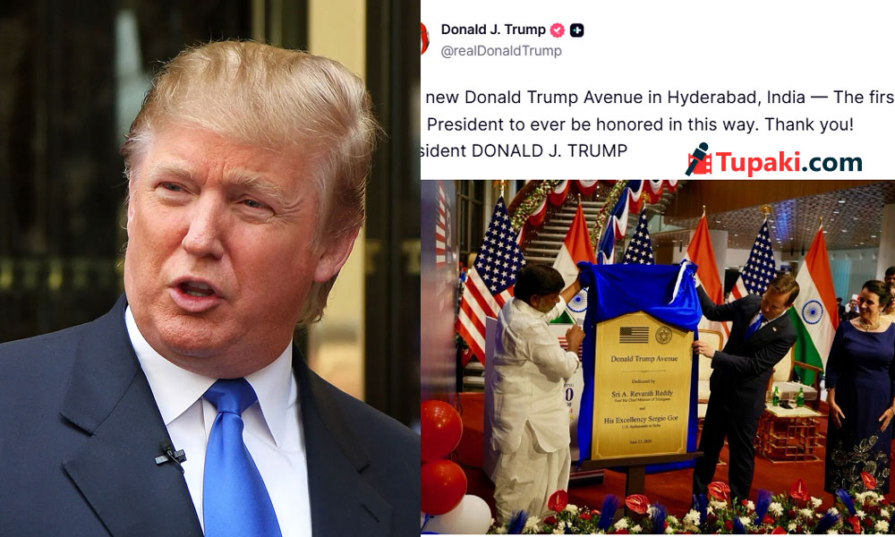Donald Trump Road in Hyderabad: How He Reacted?