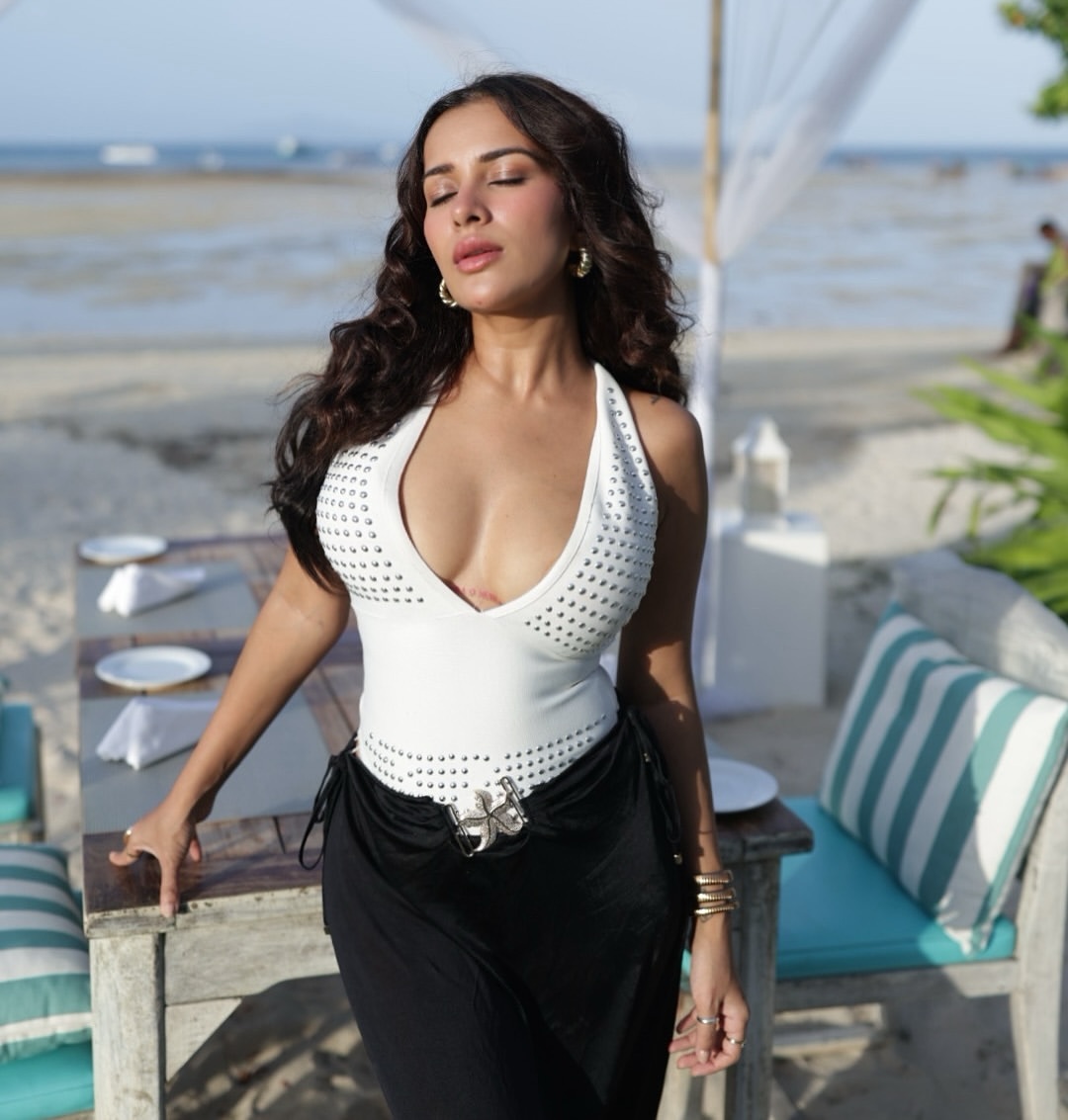 Sara Gurpal Shines in Stunning Beachside Glam Shoot