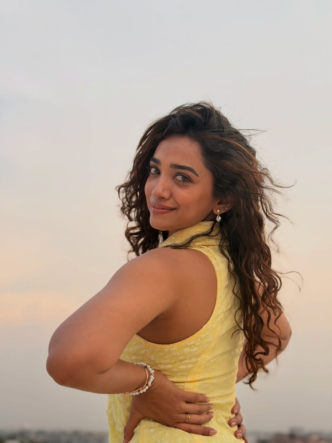 Saanve Megghana’s Elegant Yellow Dress Look Wins Hearts