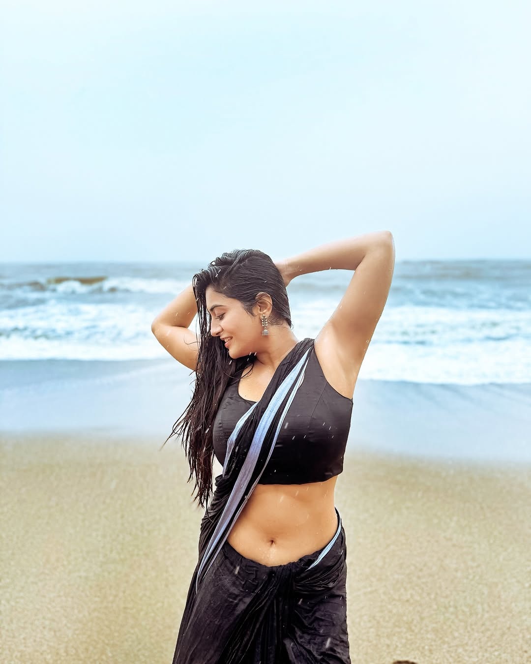 Rashi Singh Radiates Joy in a Golden Beach Moment
