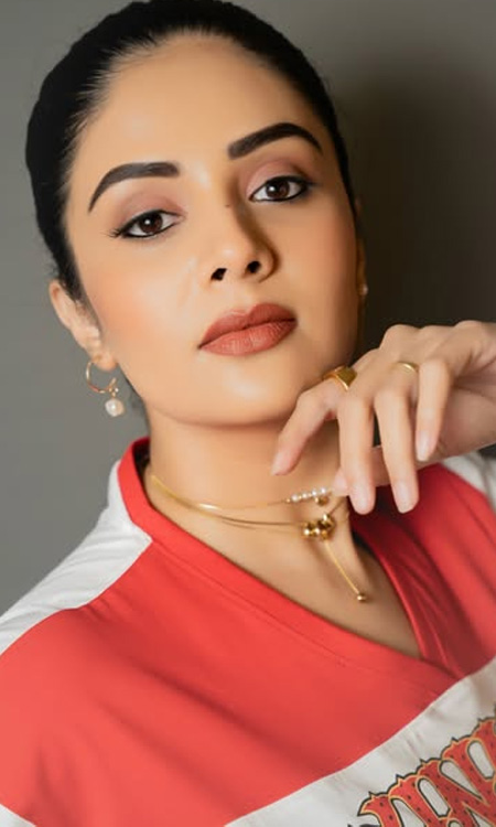 Sreemukhi Stuns in a Sporty Chic Studio Look