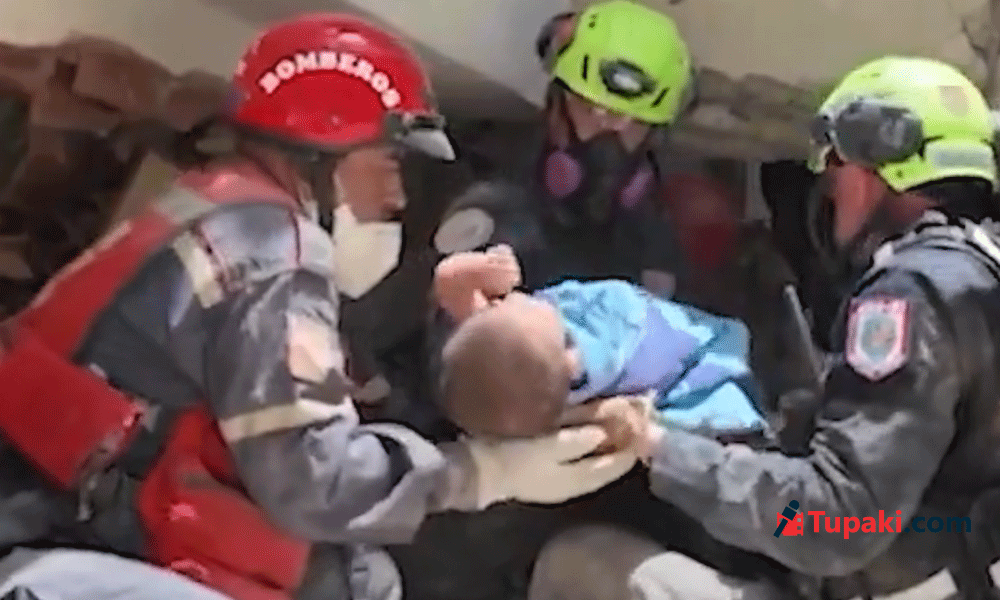 9 month kid survives earthquake for 4 Days: What A Story!