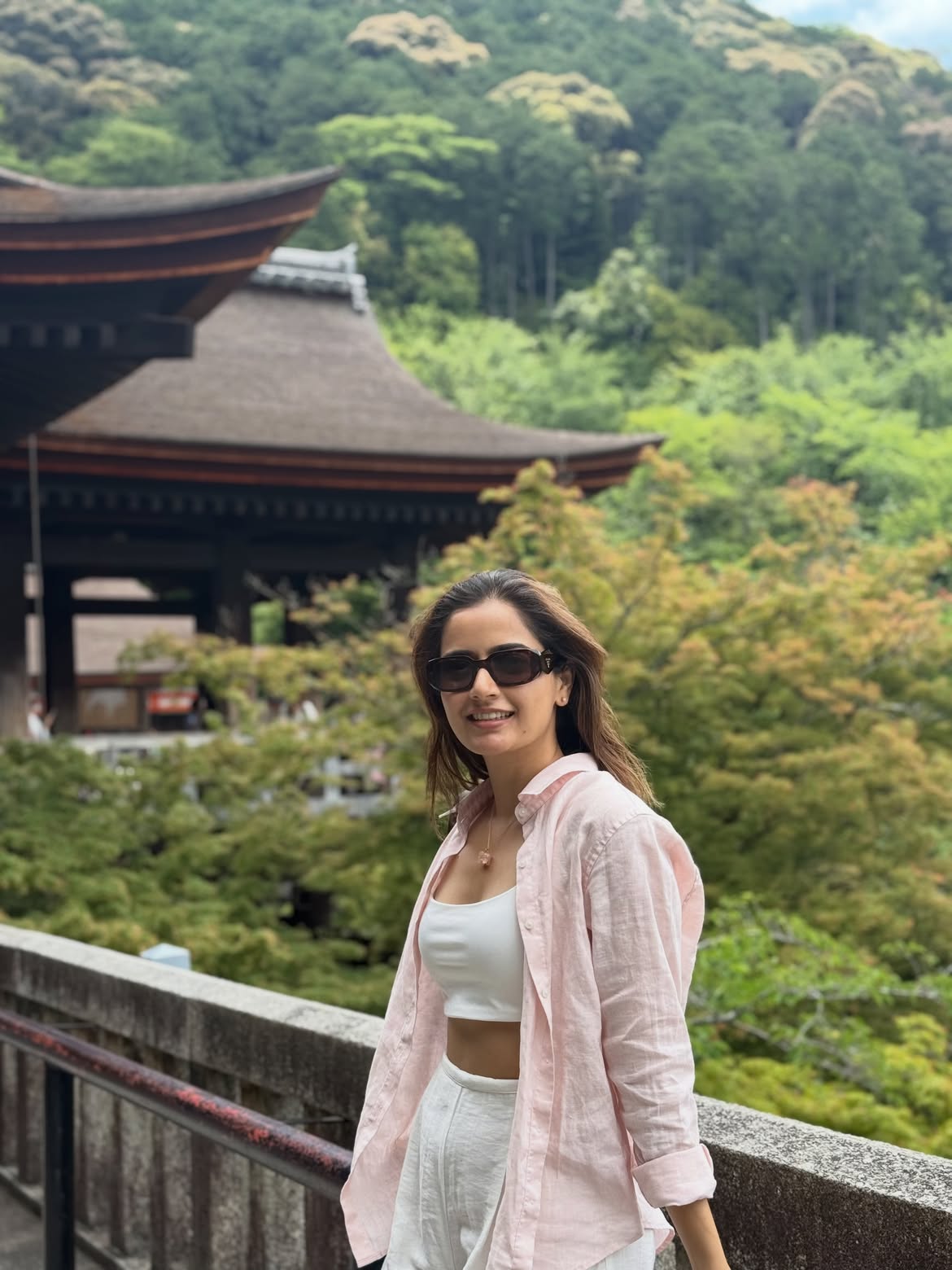 Ashika Ranganath Radiates Elegance in Kyotos Scenic Beauty