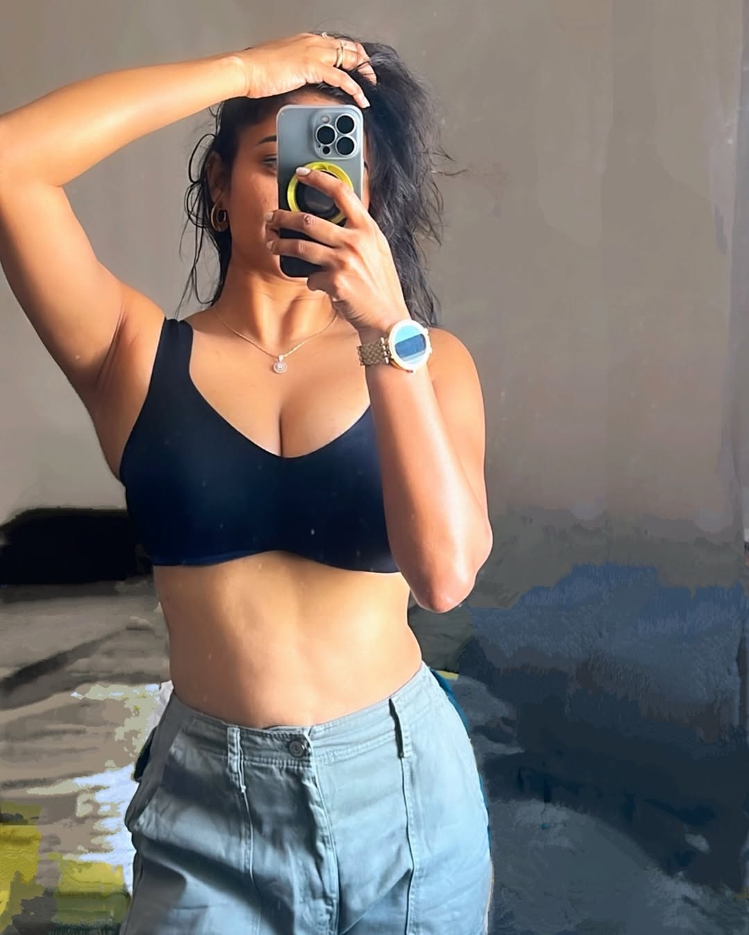 Payal Radhakrishna Flaunts Fitness in a Stylish Mirror Selfie