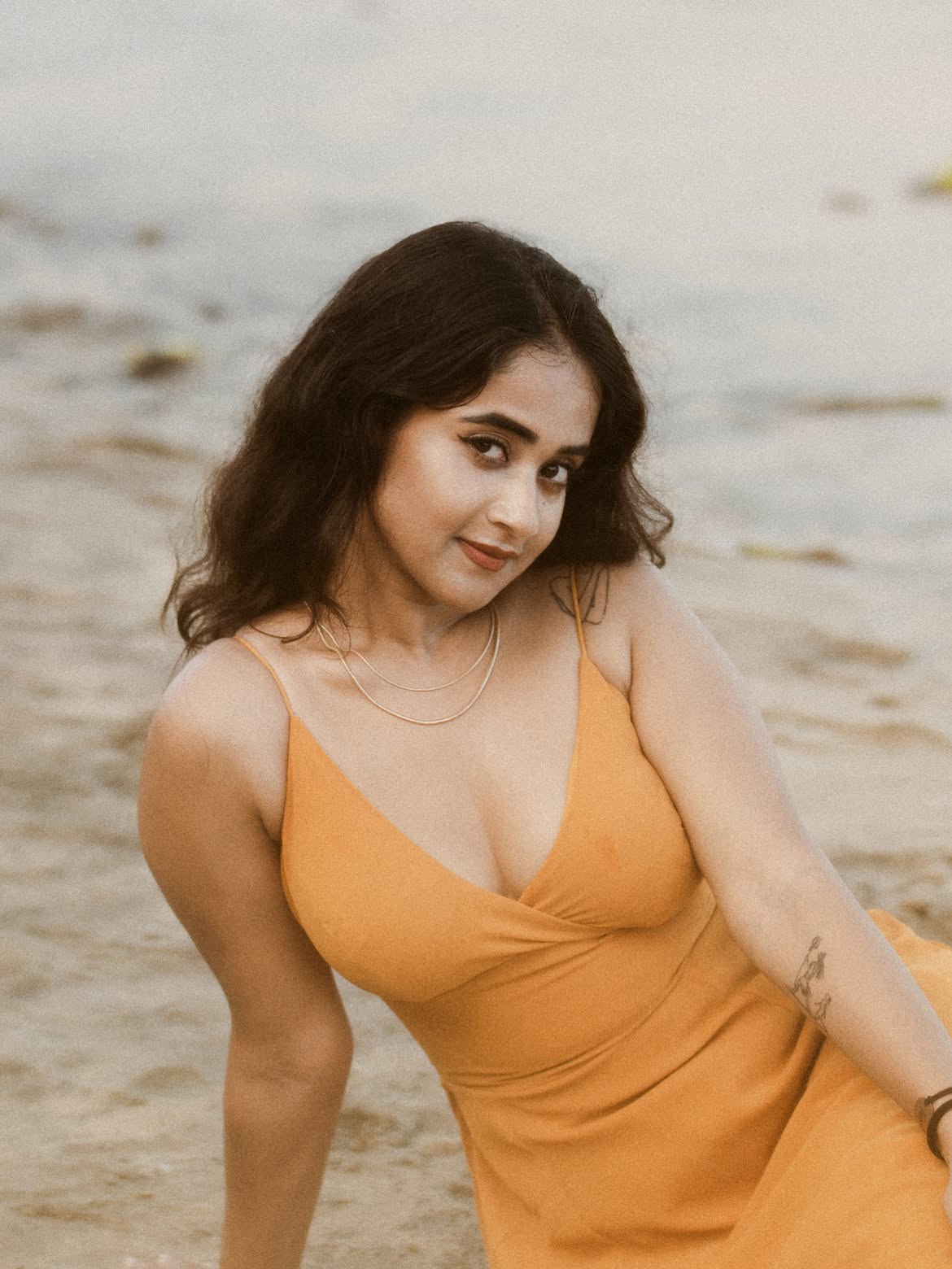 Deepthi Sunainas Stunning Beach Photoshoot