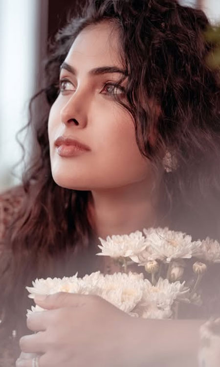 Divi Vadthya’s Mesmerizing Floral Gown Look: A Vision of Grace