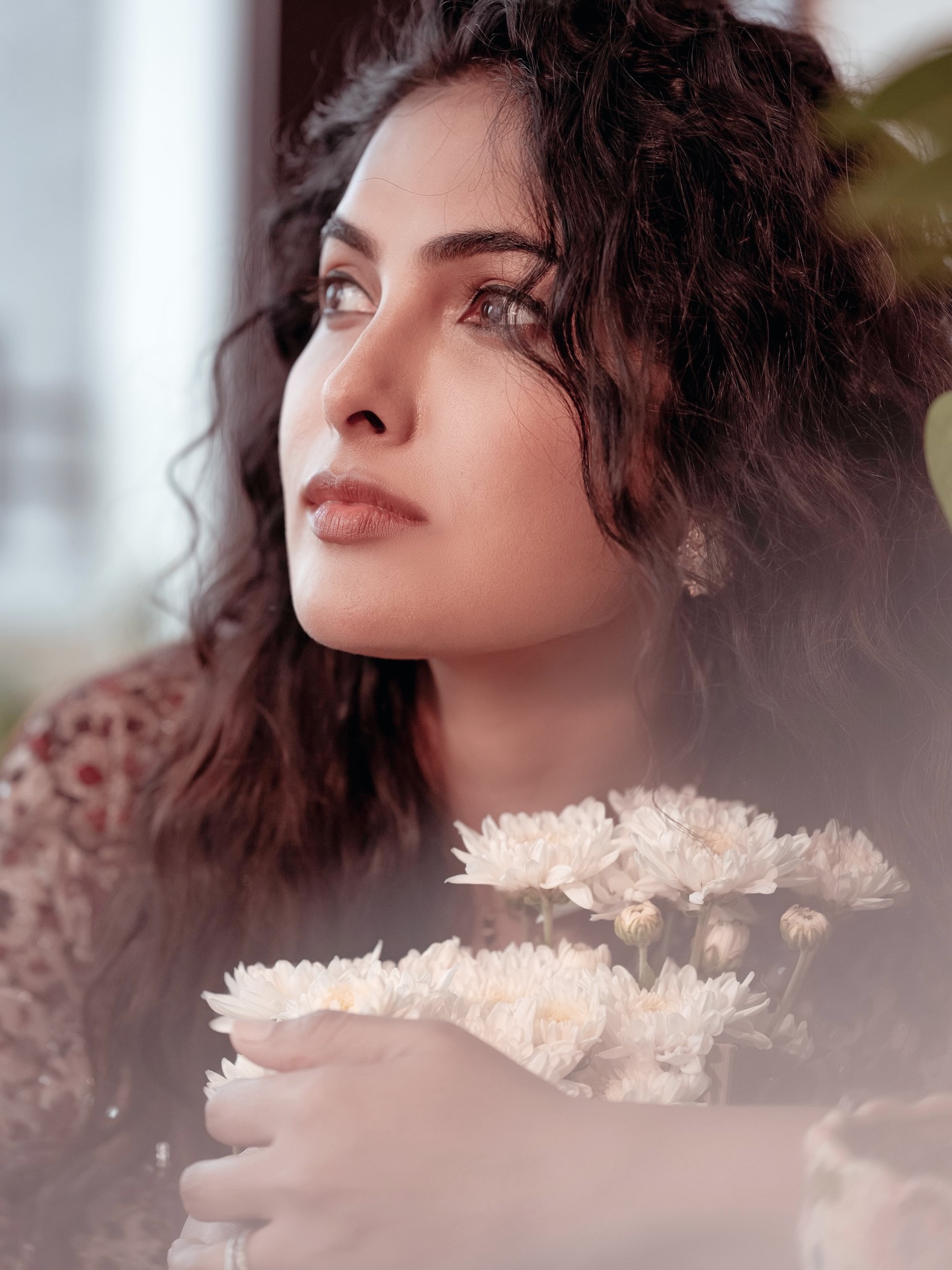 Divi Vadthya’s Mesmerizing Floral Gown Look: A Vision of Grace