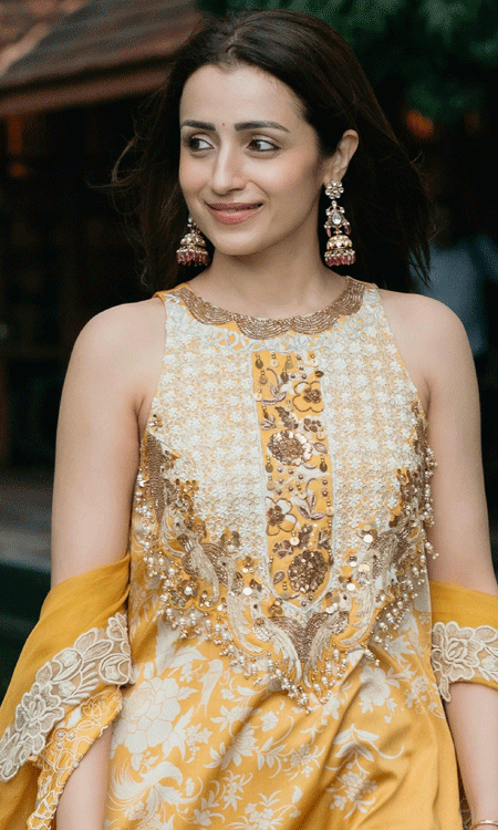 Trisha Krishnans Graceful Designer Outfit Sets New Ethnic Fashion Goals