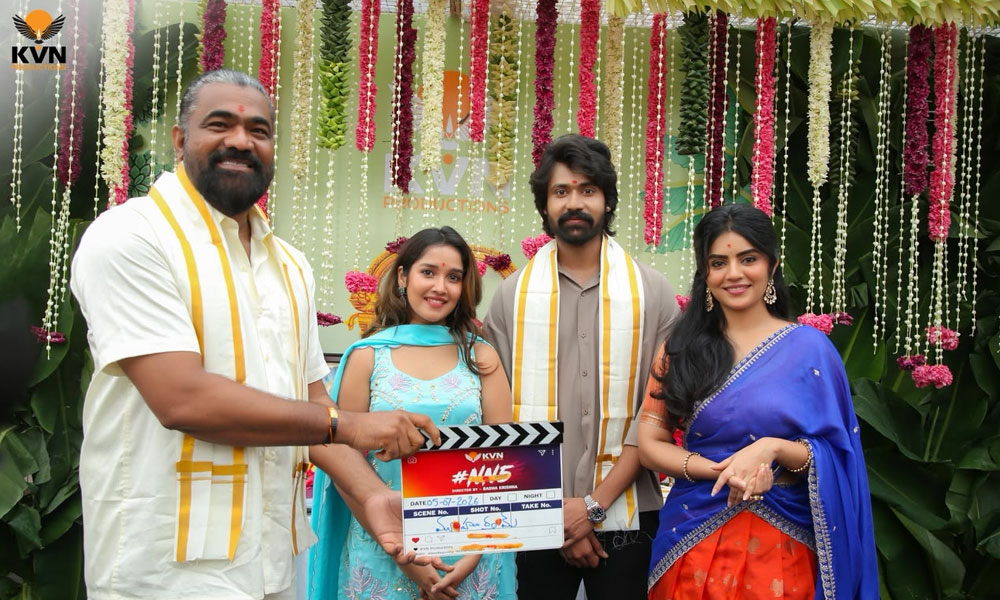 Narne Nithiin and KVN big entertainer commences grandly