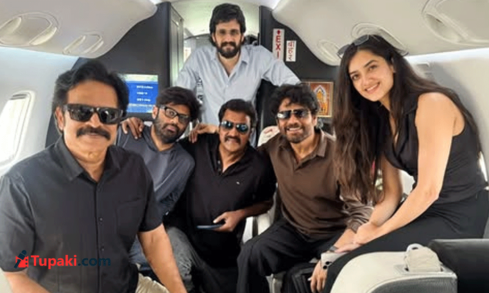 Akhil Akkineni and Lenin Team Reach Tirupati for Grand Pre-Release Event