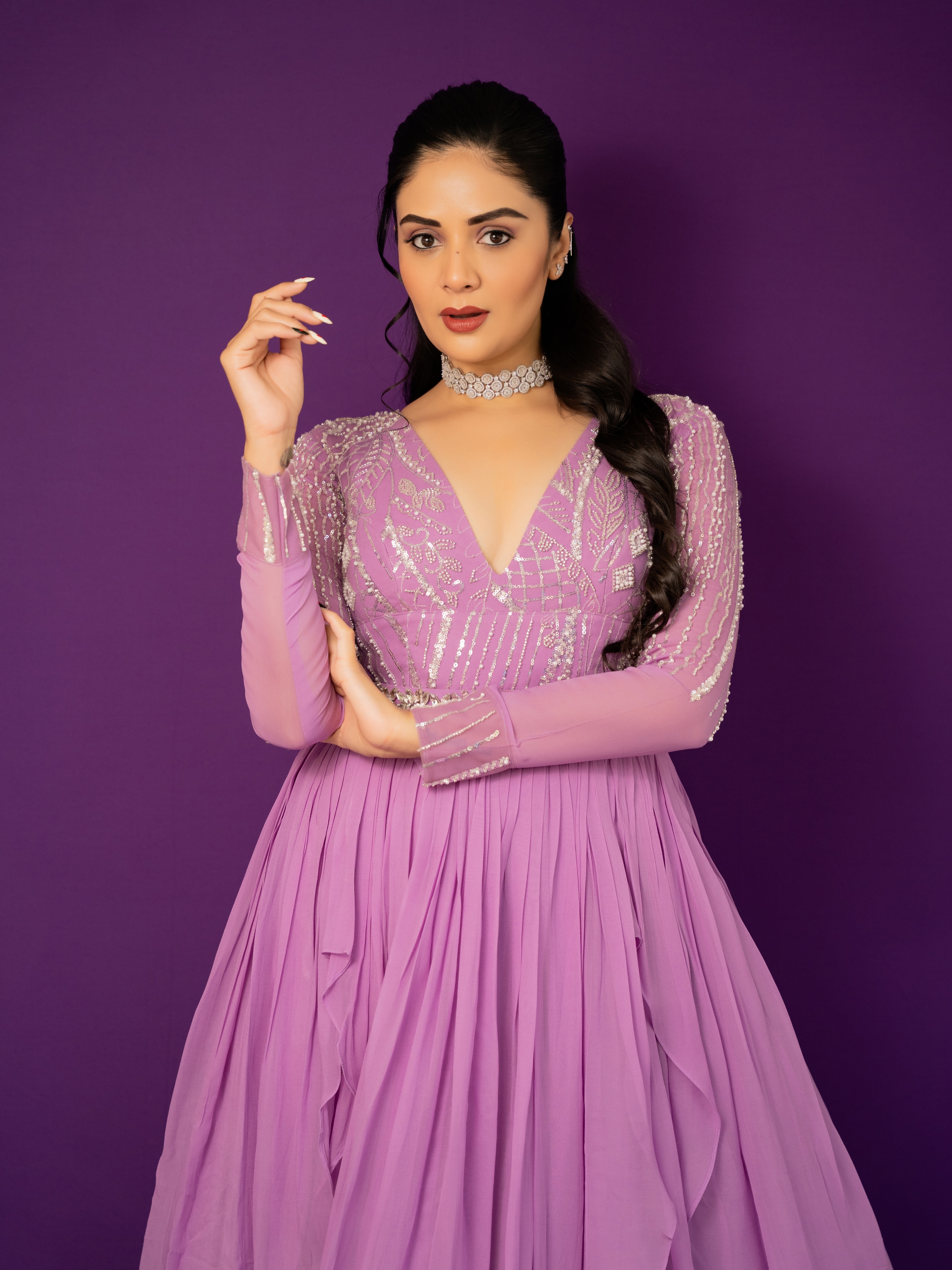 Sreemukhi Radiates True Princess Vibes in Her Latest Shoot