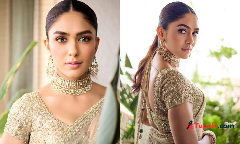 లెహంగాలో క్లాసీ ఎలిగెన్స్… ప్రిన్సెస్ లుక్ లో మృణాల్!