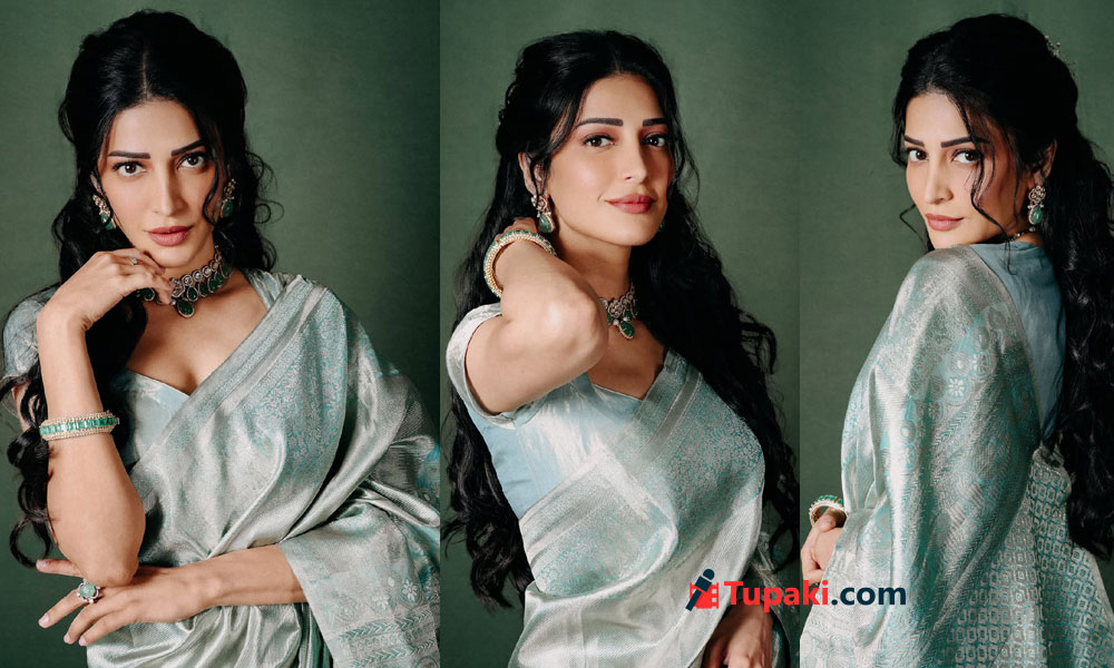 శృతి హాసన్ స్టన్నింగ్ లుక్.. బ్యాక్ ఫోజులతో..