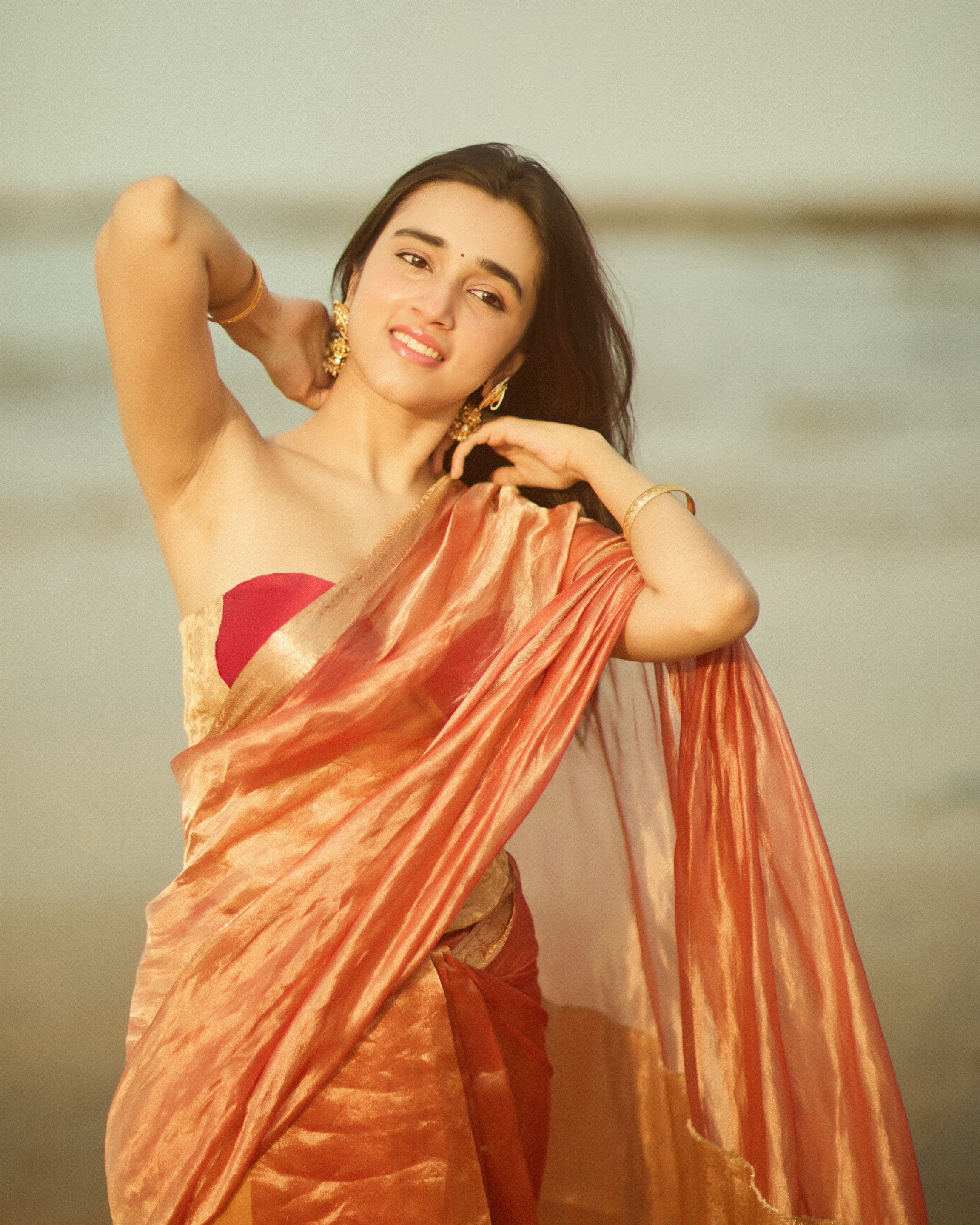 Nuveksha Slays in Gorgeous Silk Saree