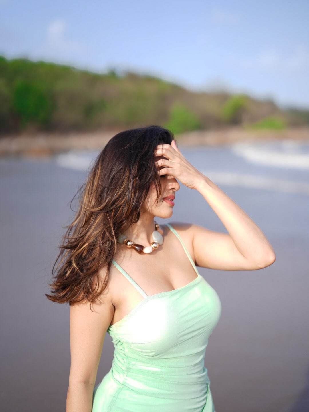 Priyanka Kholgade Stuns in a Dreamy Beach Look Showcasing Natural Elegance