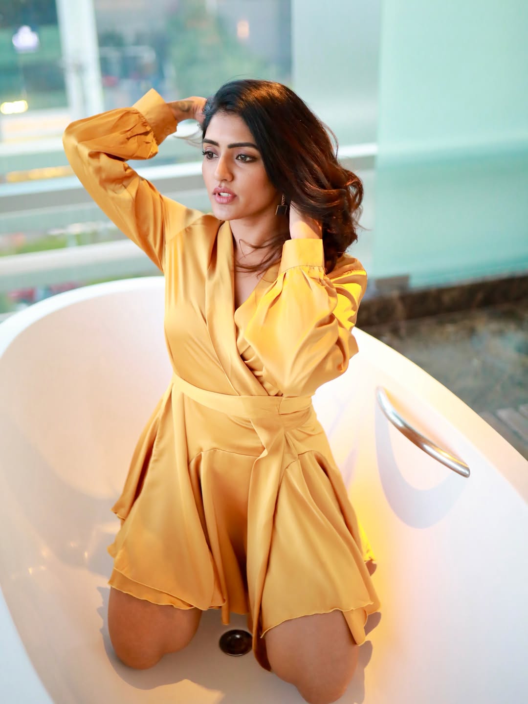 Eeshaa Rebba Stuns In Stylish Portrait, Fans Celebrate Her Grace And Charm